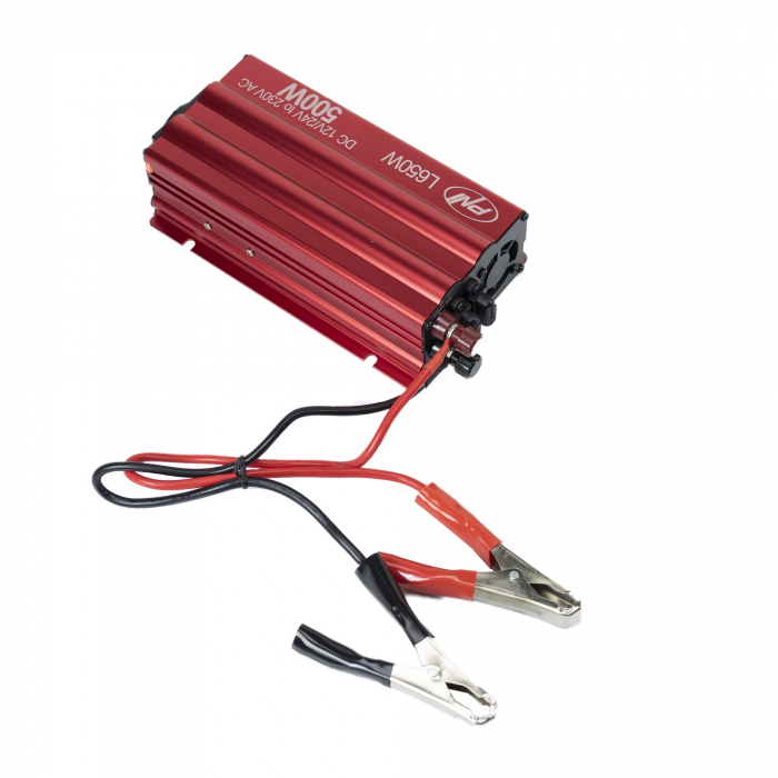 Invertor de tensiune PNI L650W alimentare duala 12V/24V, iesire 230V, 500W, sinus modificat, mufa USB 5V 500mAh, cu clesti alimentare si mufa de bricheta inclusa [13]