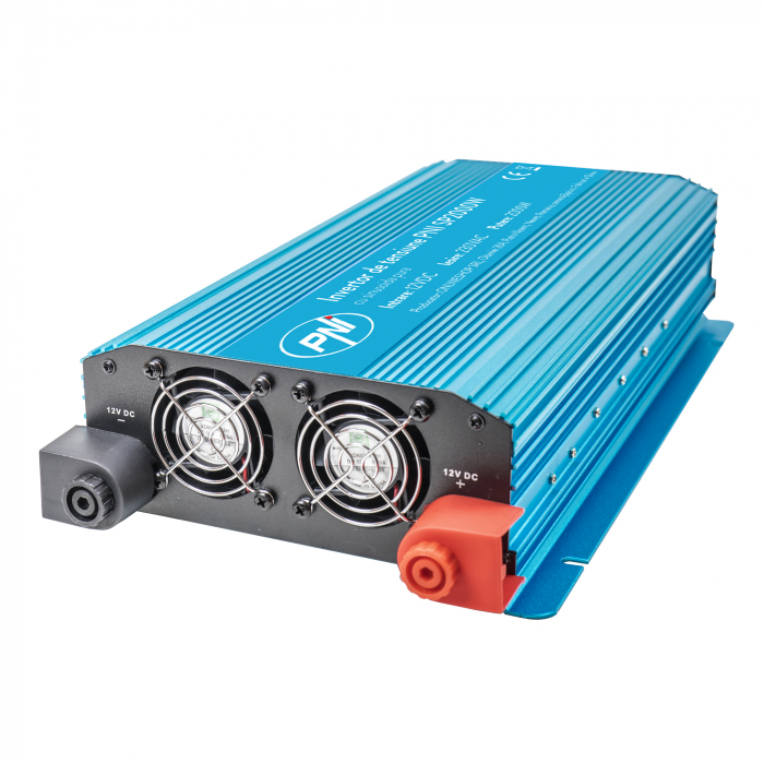 Invertor de tensiune PNI SP2000W cu sinusoida pura, intrare 12V DC, iesire 230V AC, putere 2000W [5]
