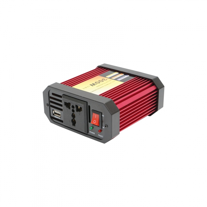 Invertor tensiune 12V-220V 300W cu USB Breckner Germany [1]