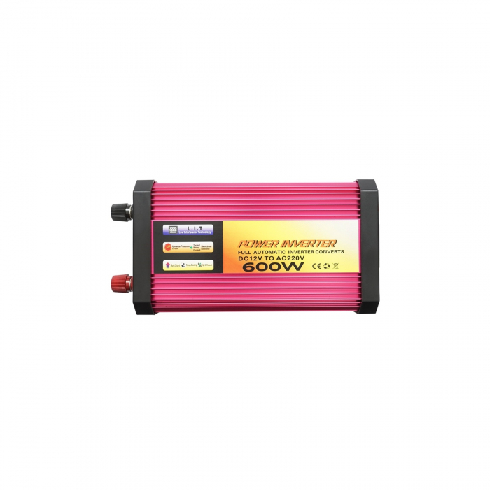 Invertor tensiune 12V-220V 600W cu USB Breckner Germany [3]