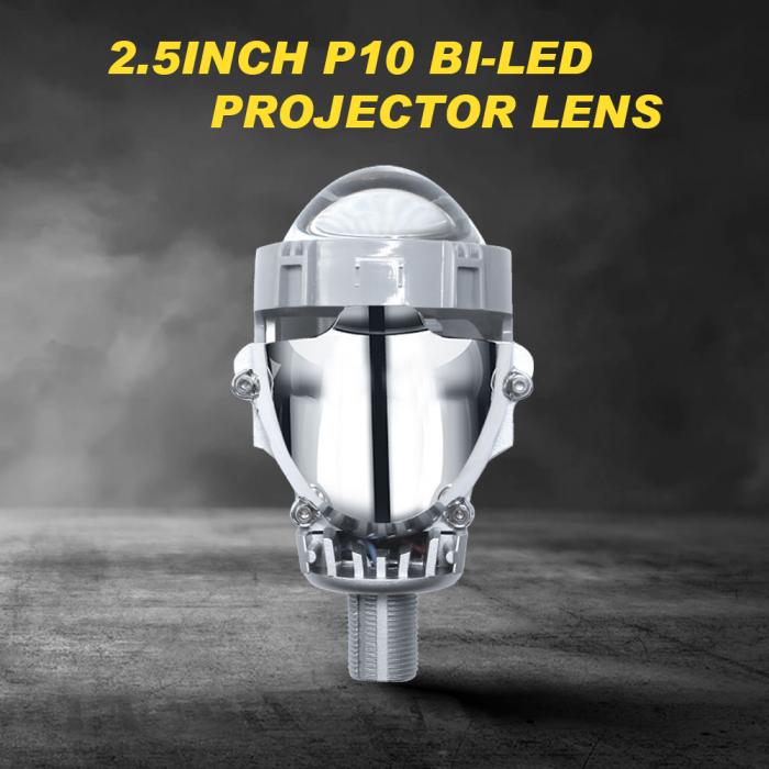 Set de Lupe Bi-LED 2.5″ Faza scurta/Faza lunga, H4, H7, HB3, HB4, 9005, seria P10, 80W, 5500K, 7000lm, 12V [2]