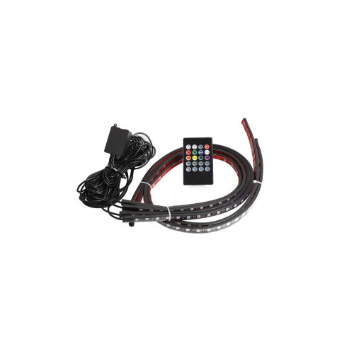 Kit banda LED RGB Digital cu aplicatie BTT sub masina 12V [3]