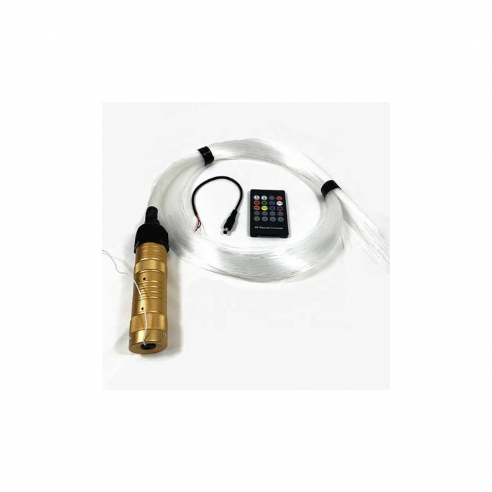 Kit fibra optica plafon instelat LED RGB cu telecomanda 0,75mm 500 fire 3 metri 12V Cod: HH-5003 [2]