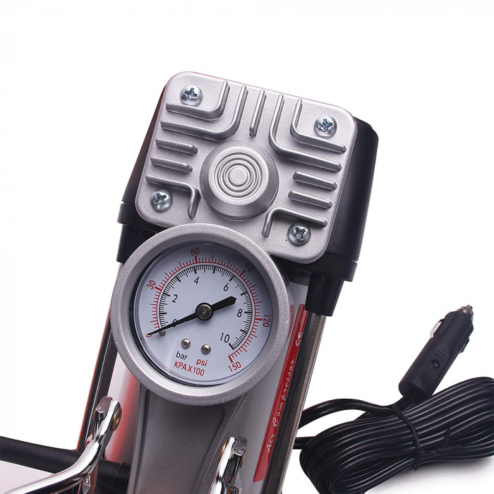 Kit Reparatii Anvelope Pni (Compresor Auto 12V 25A Cpa700 Dublu Piston + Set Accesorii) [7]