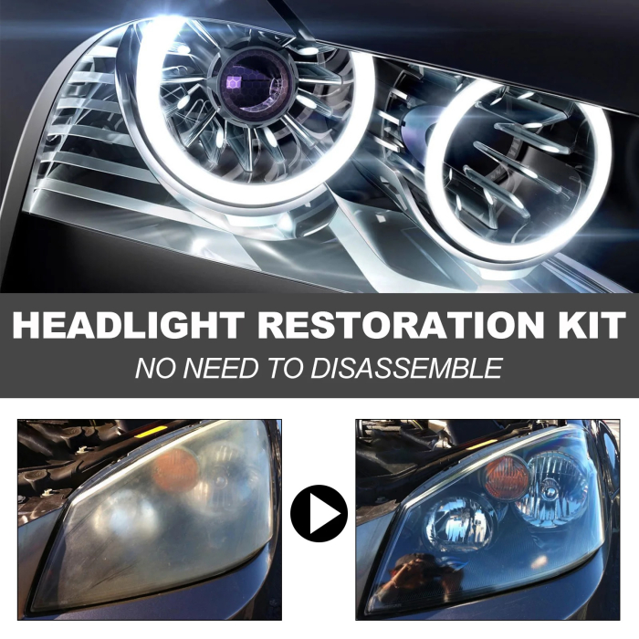 Kit restaurare faruri auto – curatare si polish Headlight Restoration Kit [3]