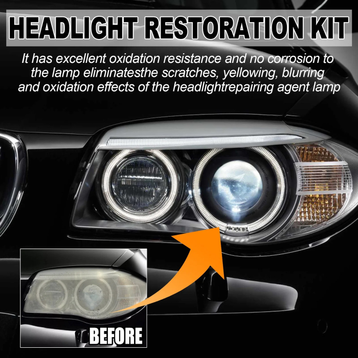 Kit restaurare faruri auto – curatare si polish Headlight Restoration Kit [2]