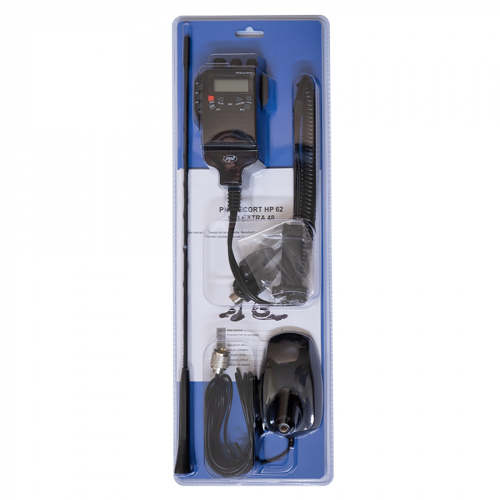 Kit Statie radio CB PNI Escort HP 62 si Antena PNI Extra 48 cu magnet inclus, ASQ, RF gain [11]