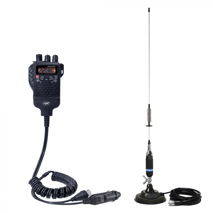 Kit Statie radio CB PNI Escort HP 62 si Antena PNI S75 cu magnet inclus [12]