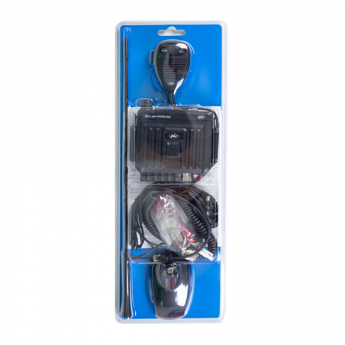 Kit statie radio CB PNI Escort HP 7120 ASQ, RF Gain, 4W, 12V si antena CB PNI Extra 48 cu magnet inclus, 45cm, SWR 1.0 AM/FM comutati doar in banda EU [6]