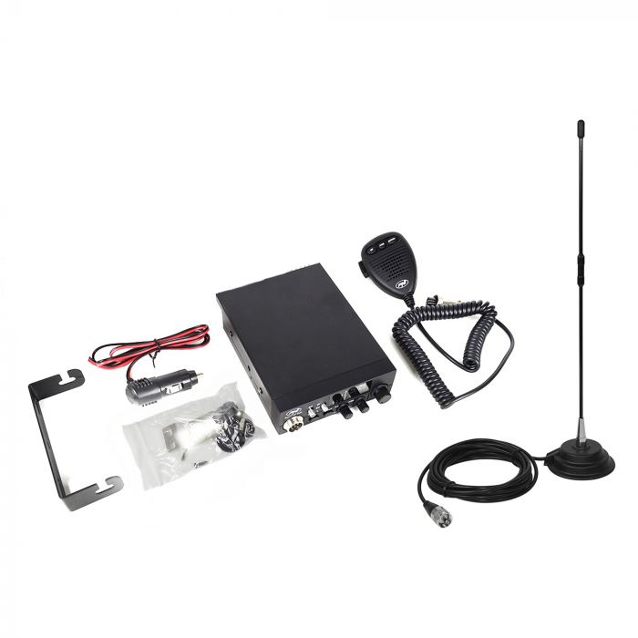 Kit Statie radio CB PNI ESCORT HP 8000L ASQ + Antena CB PNI Extra 40 cu magnet [3]