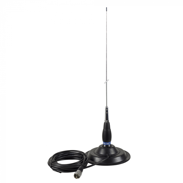 Kit Statie radio CB PNI ESCORT HP 8001L ASQ + Antena CB PNI ML145 cu magnet 145/PL [2]