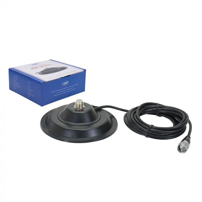 Kit Statie radio CB PNI ESCORT HP 8024 ASQ + Antena CB PNI ML160 cu magnet [6]