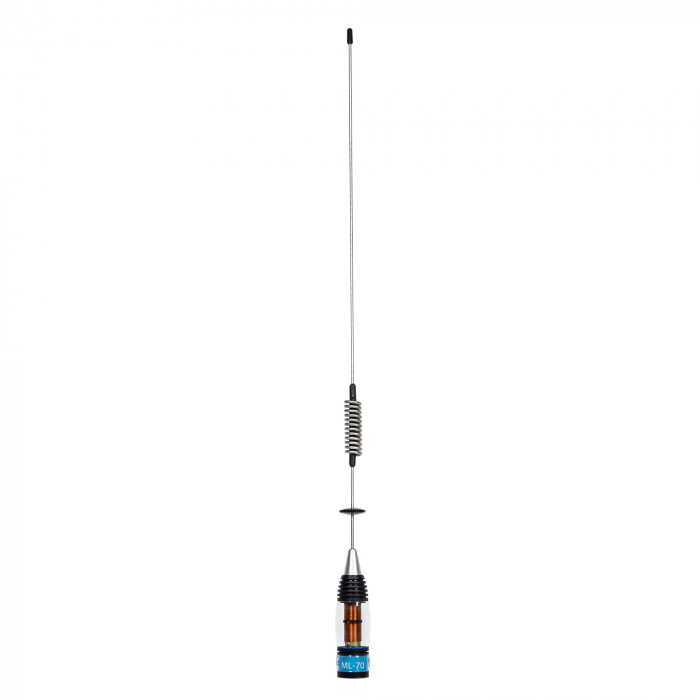 Kit Statie radio CB President MC KINLEY ASC AM FM LSB + Antena CB PNI ML70, lungime 70cm, 26-30MHz, 200W [5]