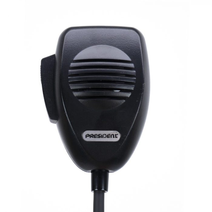 Kit Statie radio CB President MC KINLEY ASC AM FM LSB + Antena CB PNI ML70, lungime 70cm, 26-30MHz, 200W [11]