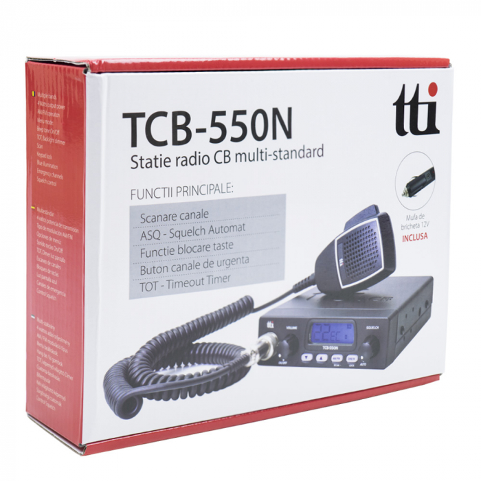 Kit Statie radio CB TTi TCB-550 + Antena PNI ML100 [5]