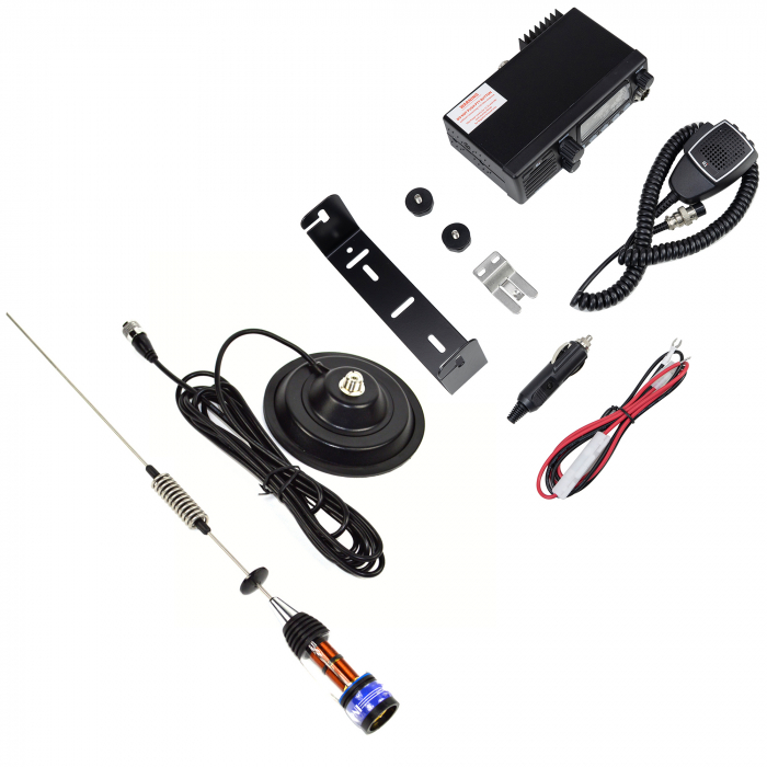 Kit Statie radio CB TTi TCB-900 EVO + Antena CB PNI ML70, lungime 70cm [2]