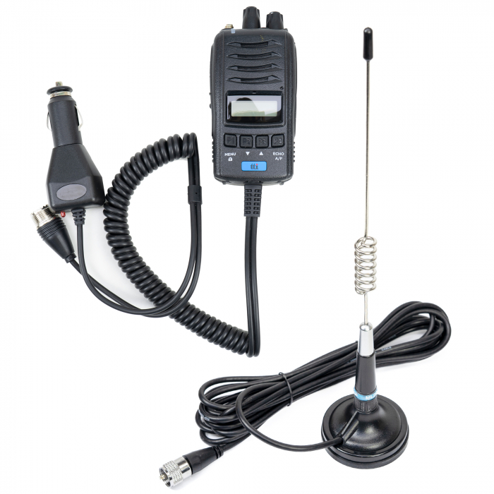 Kit Statie radio CB TTi TCB-H100 + Antena CB PNI ML29, lungime 34 cm [1]