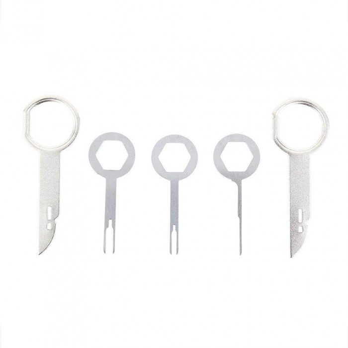 Kit Universal de Instrumente Antizgarieturi Pentru Demontat Accesorii Auto, Tapiterie, Radio si Navigatie, 19 Piese [12]