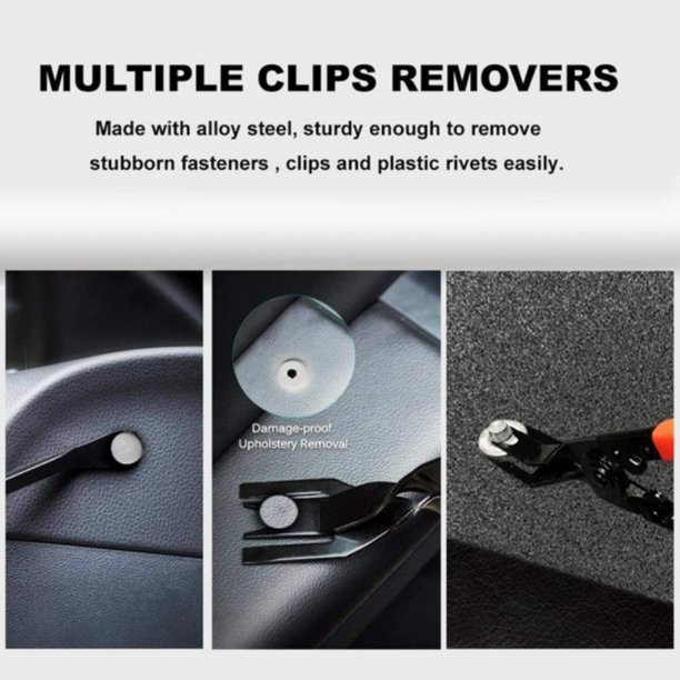 Kit Universal de Instrumente Antizgarieturi Pentru Demontat Accesorii Auto, Tapiterie, Radio si Navigatie, 19 Piese [8]