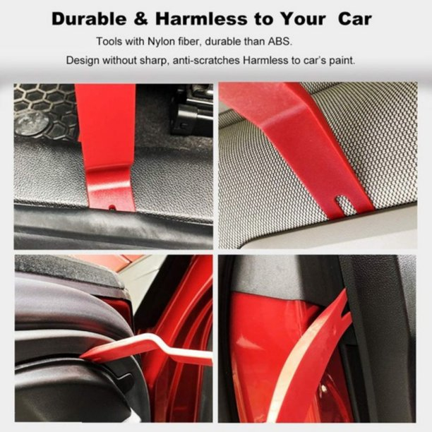 Kit Universal de Instrumente Antizgarieturi Pentru Demontat Accesorii Auto, Tapiterie, Radio si Navigatie, 19 Piese [7]