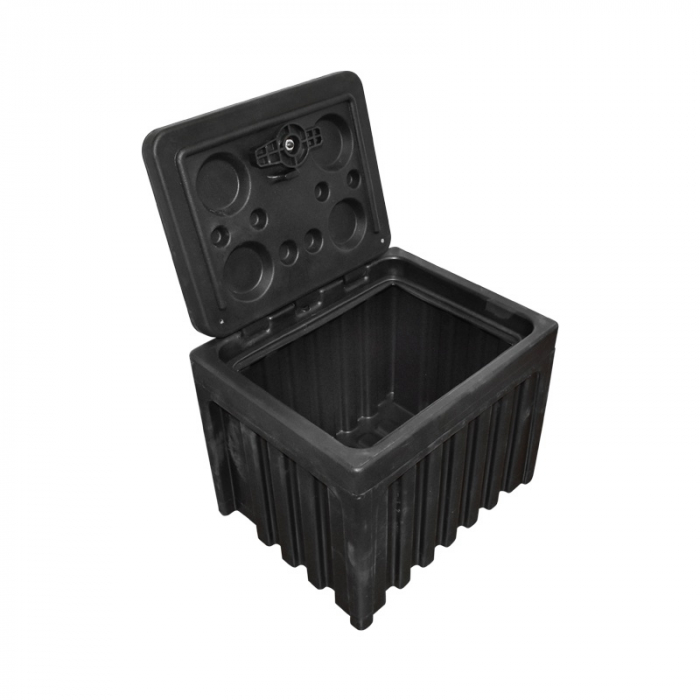 Lada pentru scule din plastic negru 380x400x500 mm [3]