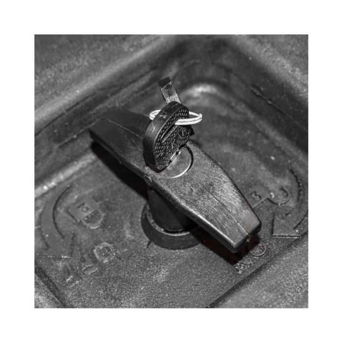 Lada pentru scule din plastic negru 380x400x500 mm [5]
