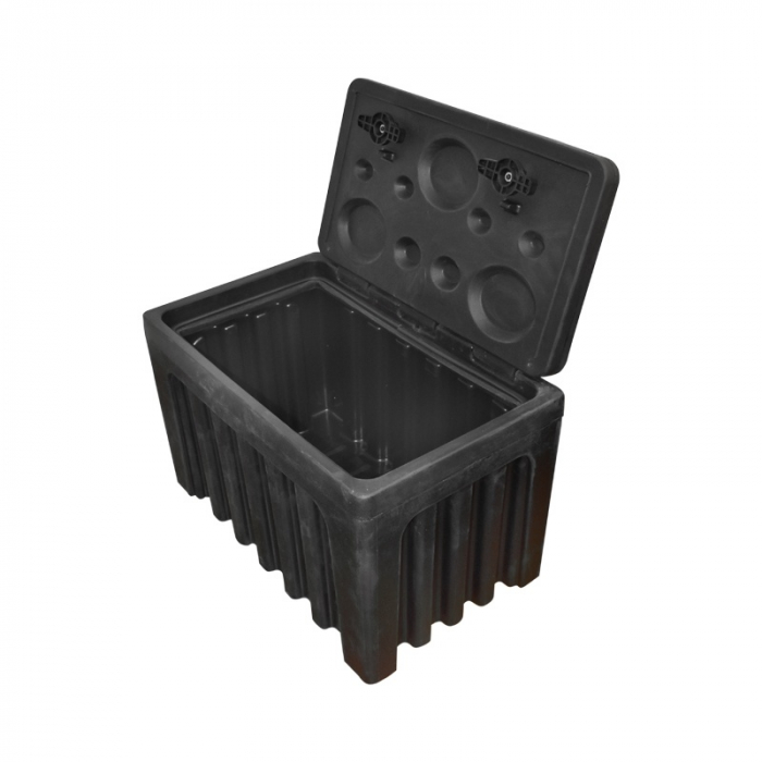 Lada pentru scule din plastic negru 460x580x800 mm [4]