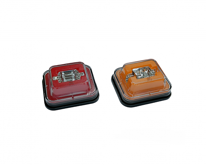 Lampa 24 SMD Cod: 4024A-1 Lumina: alb stroboscopic + rosu Voltaj: 12v-24V [2]