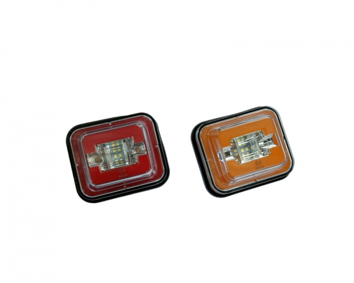 Lampa 24 SMD Cod: 4024A-1 Lumina: alb stroboscopic + rosu Voltaj: 12v-24V [1]