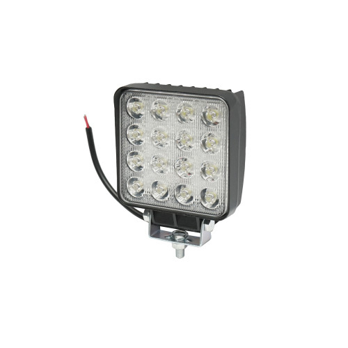 Lampa cu 16 LED-uri 10-30V 48W unghi radiere 30 de grade tip spot 108x108x57mm [3]
