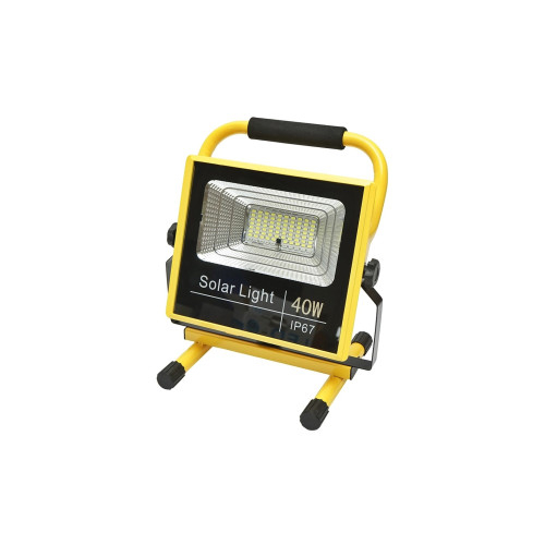 Lampa de lucru LED portabila 40W, 8000K cu acumulator LifePO4 2x6000mAh telecomanda si cadru stativ IP67 Breckner Germany [1]