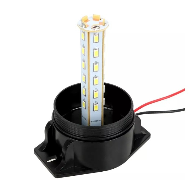 Girofar LED  stroboscopic, 130mm x 74mm, 12V - 24V, 30 diode SMD [9]