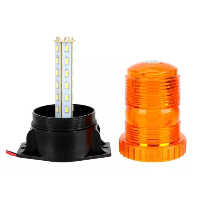Girofar LED  stroboscopic, 130mm x 74mm, 12V - 24V, 30 diode SMD [8]