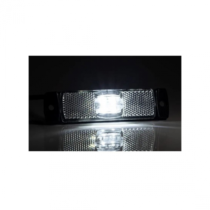 Lampa gabarit 100x32, LED, alba , cu suport urechi, 12-36V, Fristom [2]