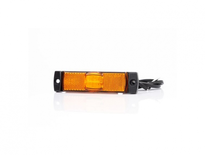 Lampa gabarit 100x32, LED, galbena, cu suport urechi, 12-36V, Fristom [1]