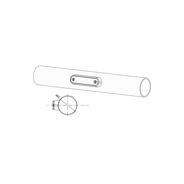 Lampa gabarit 110x30.5, LED, rosie, 12-36V, Fristom [5]
