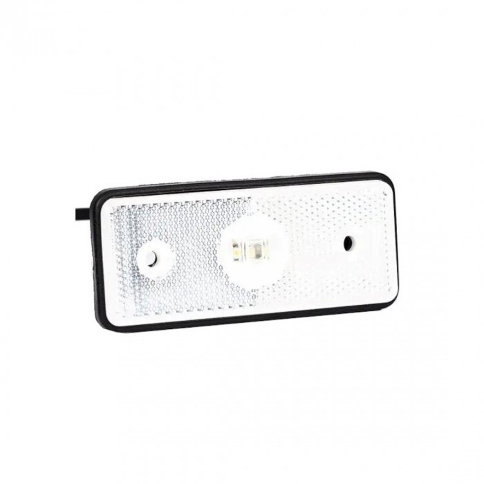 Lampa gabarit LED 110x45, alba 12-36V [1]