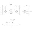 Lampa gabarit 110x45, LED, galbena, 12-36V [4]