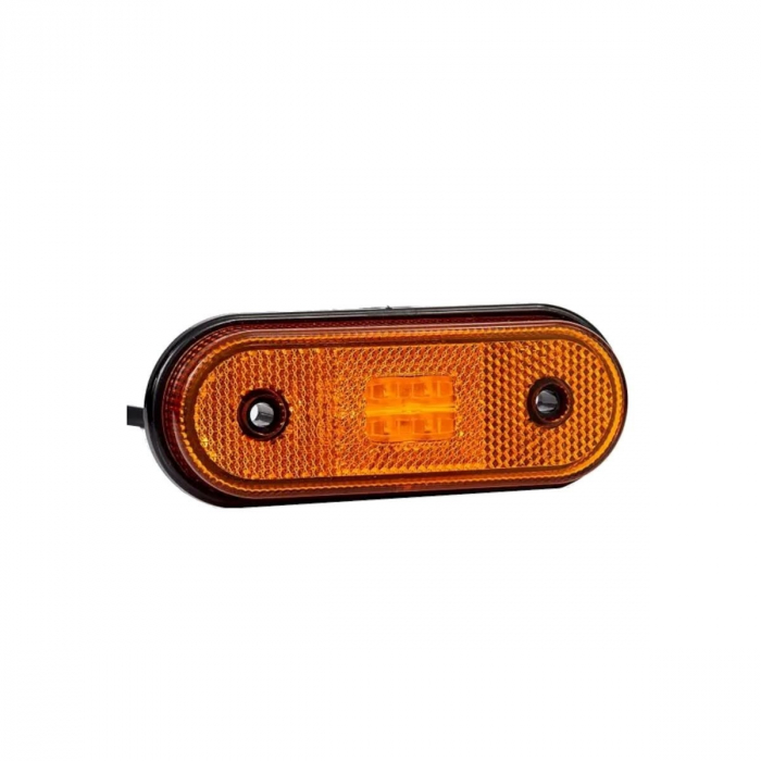Lampa gabarit 118x46, LED, galbena, 12-36V, Fristom [1]