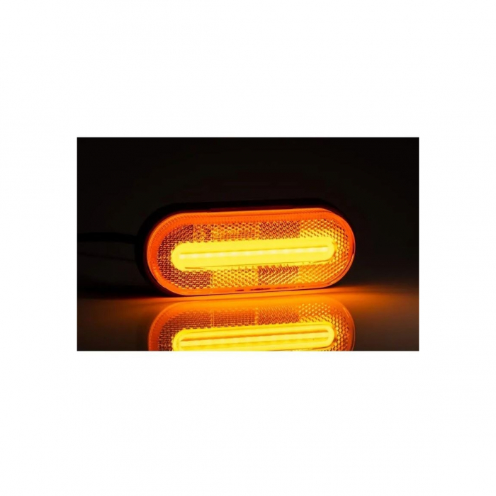 Lampa gabarit 124x51 LED galbena 12-36V [3]