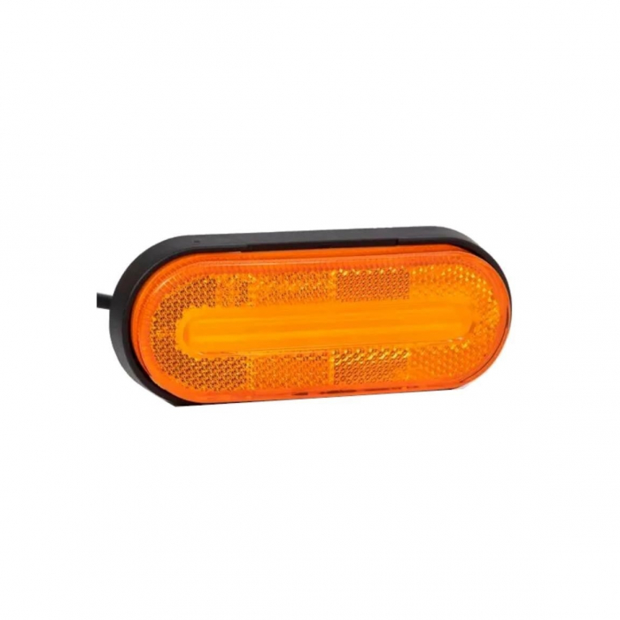 Lampa gabarit 124x51 LED galbena 12-36V [1]