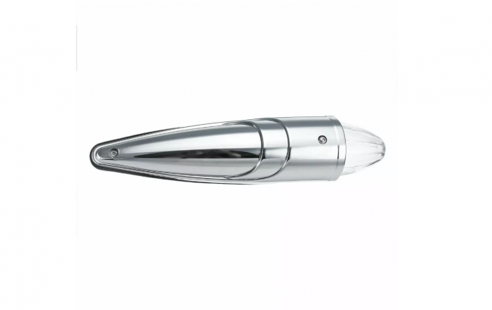 Lampa Gabarit 17 LED Alb cu ramă cromată și garnitură din cauciuc 12-24V [3]