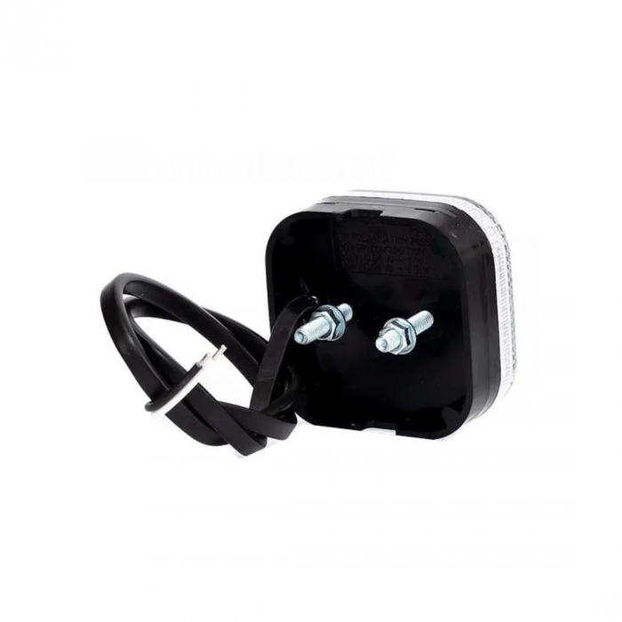Lampa gabarit 62x62, LED, galbena, 12-36V, Fristom [5]