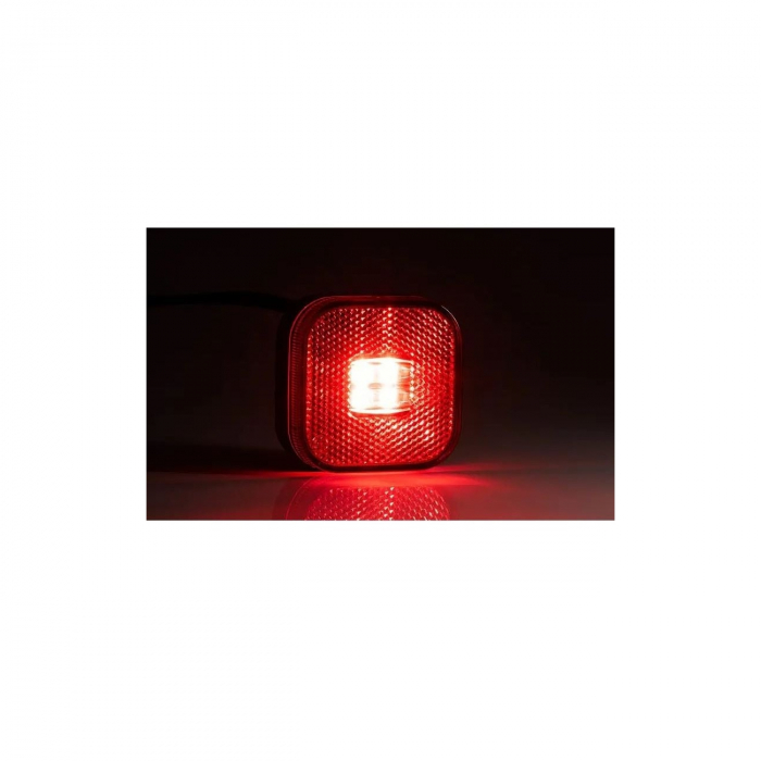 Lampa gabarit 62x62, LED, rosie, 12-36V [3]