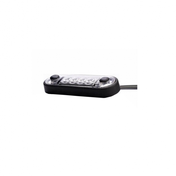 Lampa gabarit, 84x27, LED, slim, rosie, cu 2 garnituri bullbar, Fristom [6]