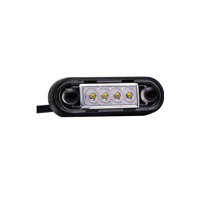 Lampa gabarit 84x27, Slim, 4 LED-uri, 2 garnituri, montare bullbar, alba, FRISTOM [2]