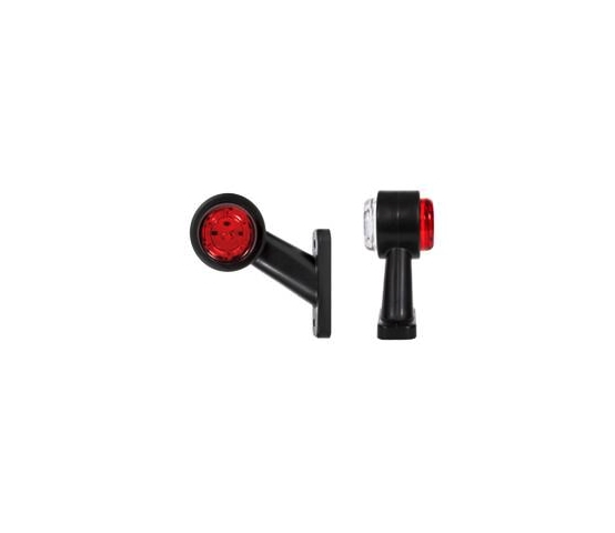 Lampa gabarit cu brat 12 LED SMD Alb - Rosu 12V-24V  - Dreapta [1]