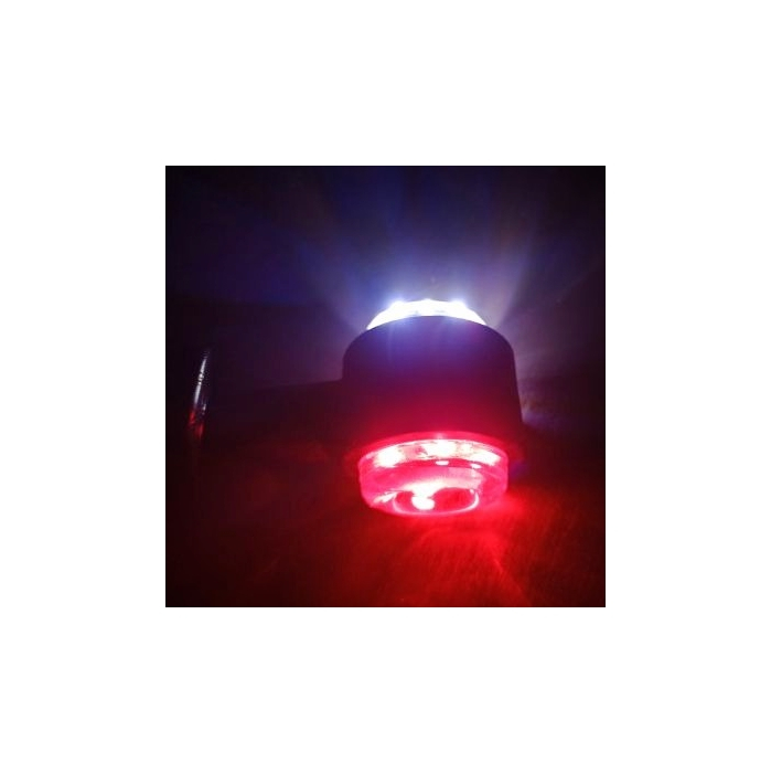 Lampa gabarit cu brat 12 LED SMD Alb - Rosu 12V-24V  - Dreapta [6]