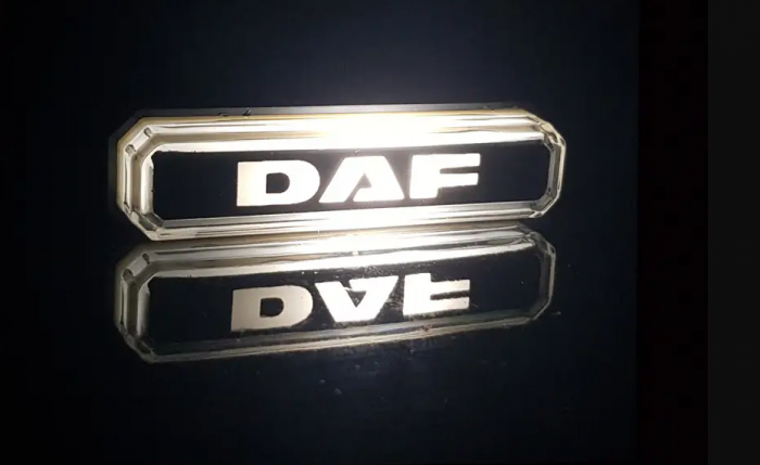 Lampa gabarit cu LOGO NEON ALB DAF 12-24 V [2]