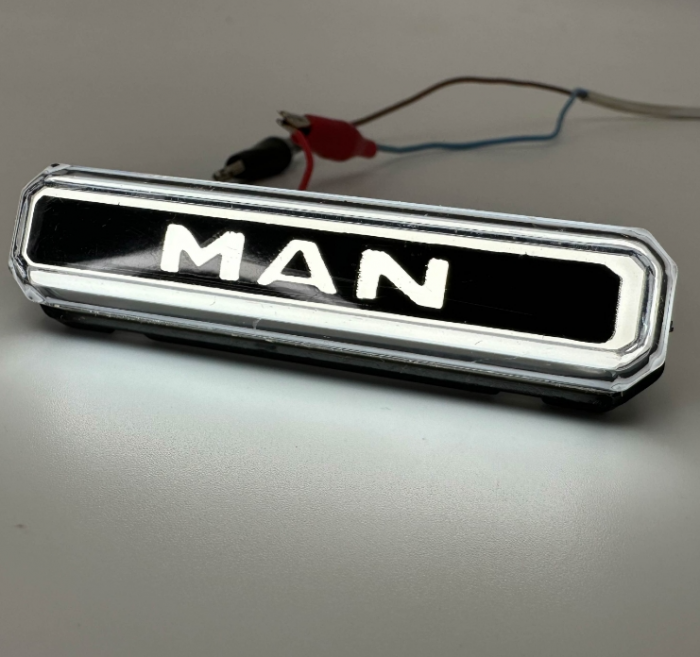 Lampa gabarit cu LOGO NEON Alba  MAN  12-24 V [1]